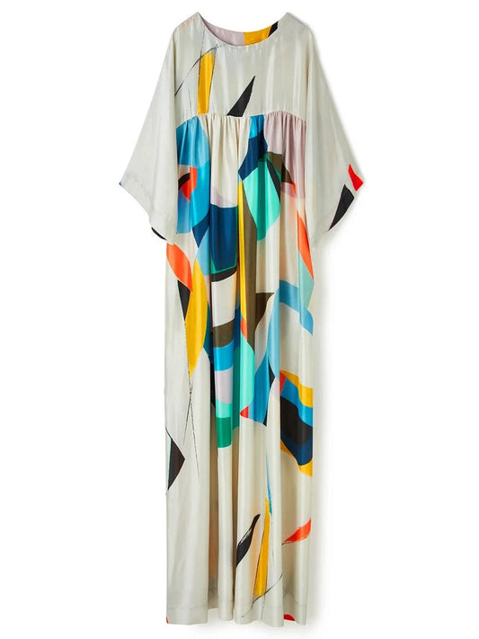 Women Casual Wear Long Rayon Cotton Maxi Dress J5767