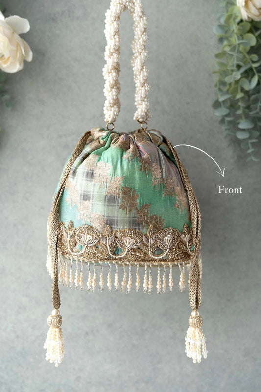 Bridal Fashion Clutch Bag pouch bag, Valentines gift for her Potli Bag