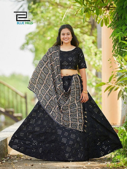 Latest Wedding Wear Banglori Silk Foil Work Lehenga Choli IN