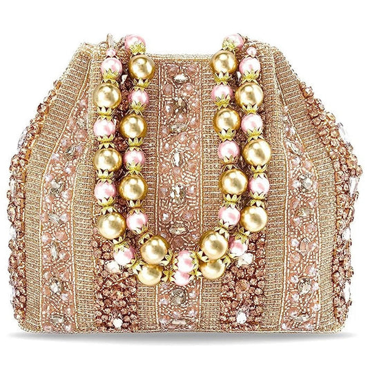 Potli Bags for Women Evening Bag Clutch Ethnic Bride Purse with Drawstring