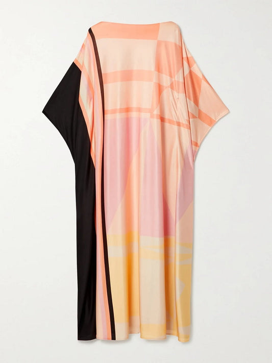 Modest Wear Soft Satin Silk Kaftans J5590