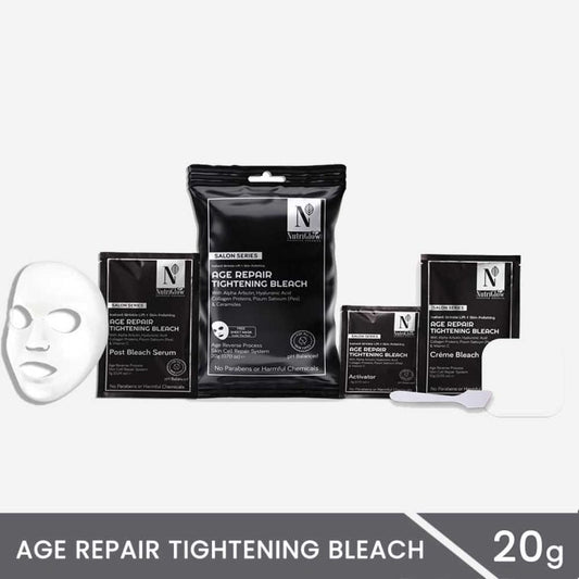 NutriGlow Advanced Organics Age Repair Tightening Bleach (6 in 1) - 20 gms