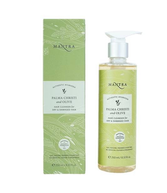 Mantra Herbal Palma Christi and Olive Hair Cleanser For Dry & Damaged Hair