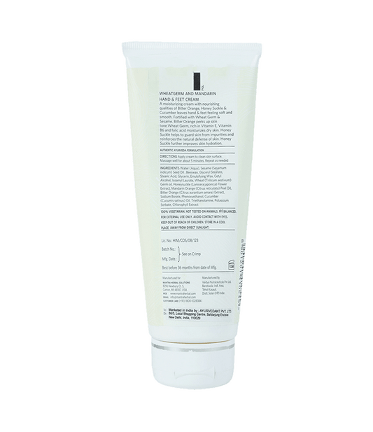 Mantra Herbal Wheatgerm & Mandarin Orange Hand & Feet Cream