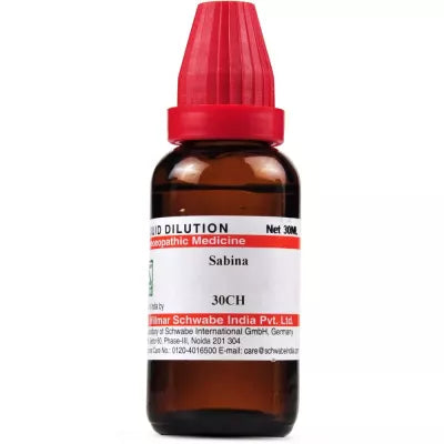 Dr. Willmar Schwabe India Sabina Dilution