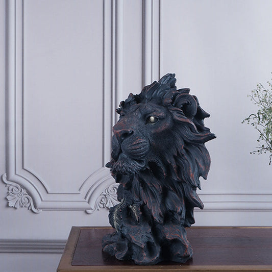 Pascale Premium Lion Face Figurine