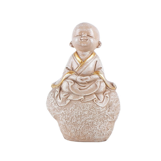 Romaine Premium Fengshui Monk Figurine | Set Of 2