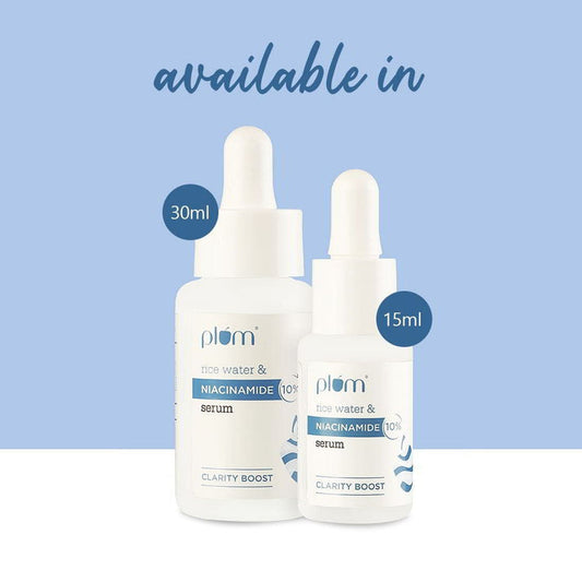 Plum 10% Niacinamide Face Serum with Rice Water-15ML