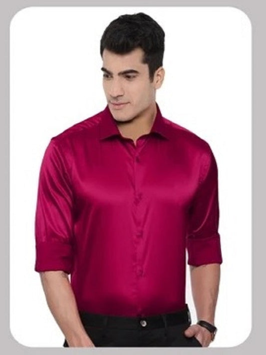 Latest Ultra Satin Shirts for Men Stylish Collection Regular Fit Shirt