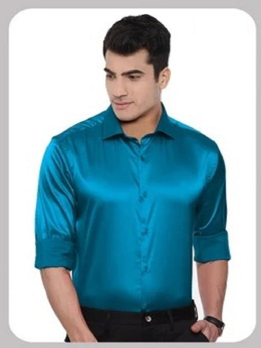 Latest Ultra Satin Shirts for Men Stylish Collection Regular Fit Shirt