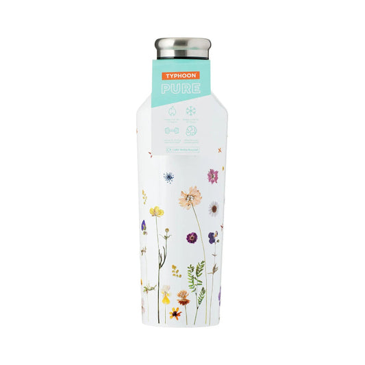 Pure Botanics Double Wall White Bottle| 500ml