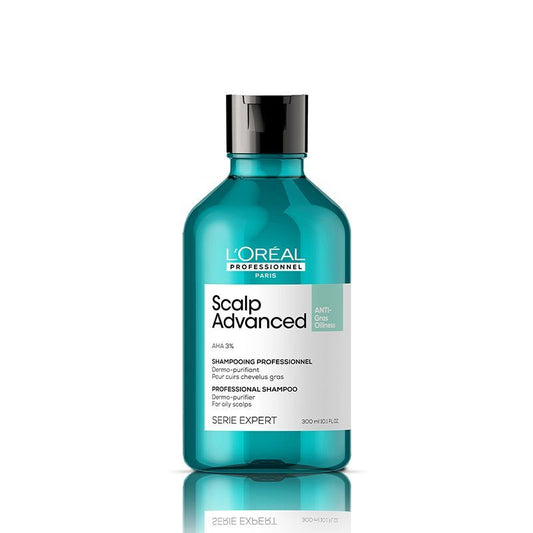 L'Oreal Professionnel Scalp Advanced Anti-Oiliness Dermo-Purifier Shampoo - 300 ml