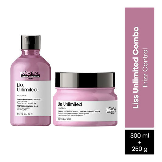L'Oreal Professionnel Liss Unlimited Shampoo & Hair Mask Combo