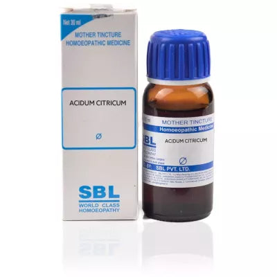 SBL Homeopathy Acidum Citricum Mother Tincture Q