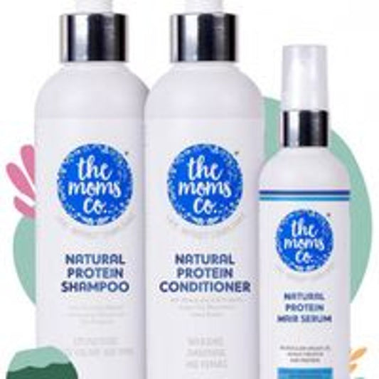 The Moms Co Anti Hair Fall 3-Step Protein Kit