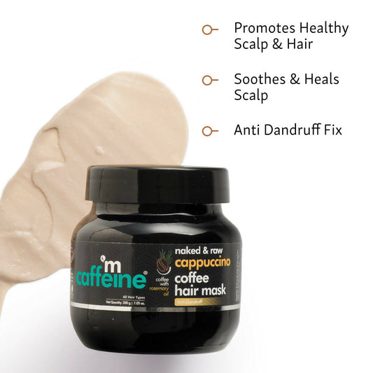 mCaffeine Naked & Raw Cappuccino Coffee Hair Mask