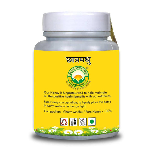 Basic Ayurveda Gold Meadows Pure Honey - 250 gms