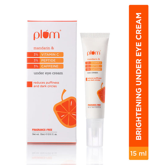 Plum 3% Peptide & 3% Caffeine Under Eye Cream - 15 ML