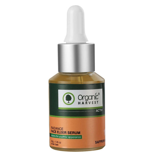 Organic Harvest Activ Saffron Radiance Face Elixir Serum - 30 ml