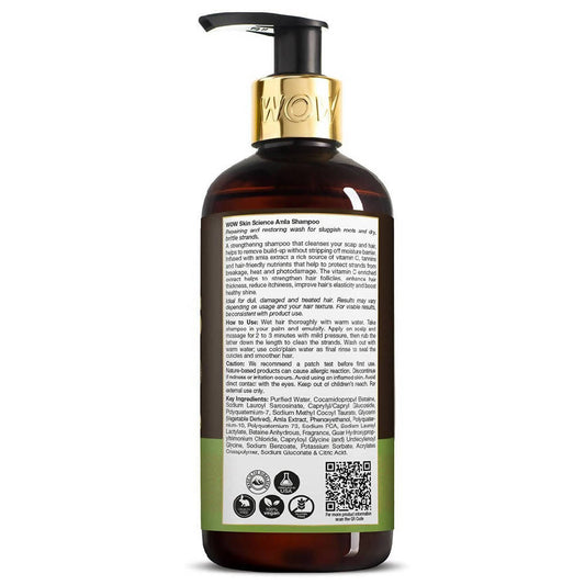 Wow Skin Science Amla Shampoo - 300 ml