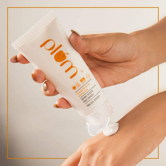 Plum Chamomile & White Tea Sheer Matte Day Cream SPF 50 PA+++ - 60 ML