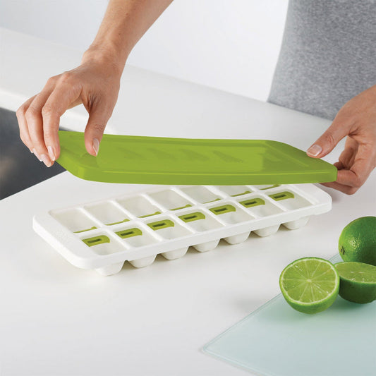 Quicksnap Plus Ice Cube Tray with Flexible Lid | Multiple Colors