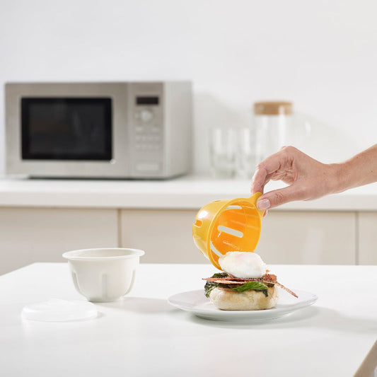 M-Poach Microwave White Egg Poacher