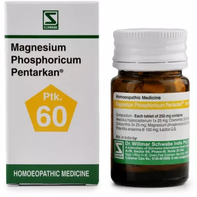 Dr. Willmar Schwabe India Magnesium Phosphoricum Pentarkan Ptk 60 Tablets