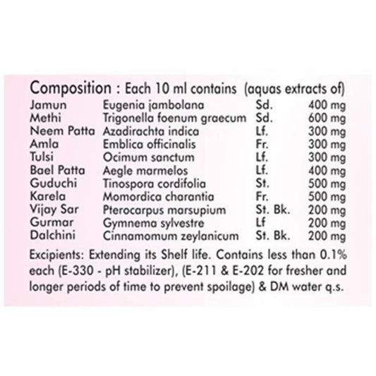 Basic Ayurveda Diabe Sutra Sugar Control Drink - 500 ml