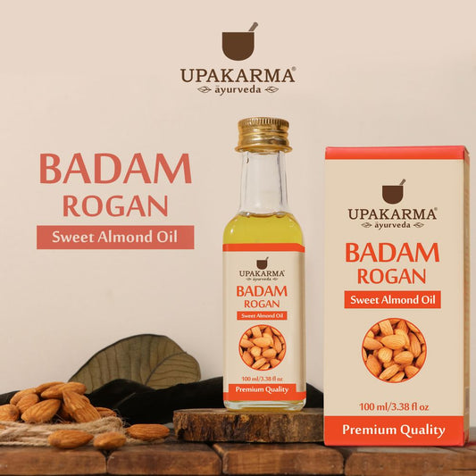 Upakarma Ayurveda Badam Rogan Sweet Almond Oil -100 ml