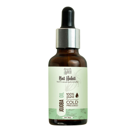 Nat Habit Pure Cold Pressed Jojoba Oil - 30 ml