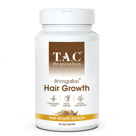 T.A.C - The Ayurveda Co. BhringaBali Hair Growth Veg Capsules