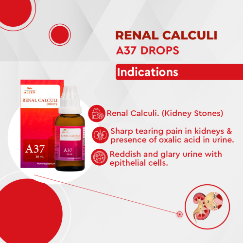 Allen Homeopathy A37 Renal Calculi Drops