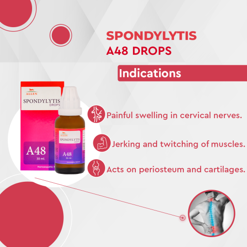 Allen Homeopathy A48 Spondylytis Drops