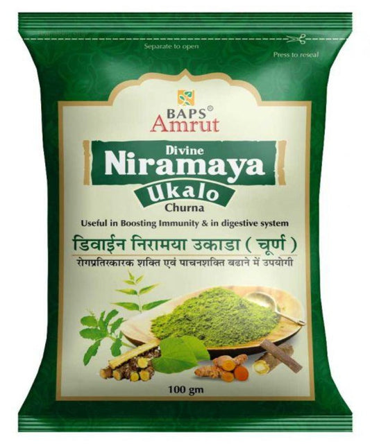 BAPS Amrut Divine Niramaya Ukalo Herbal Churna – 100g | Ayurvedic Wellness Blend