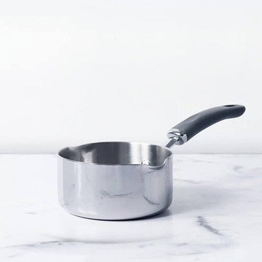 Meyer Trivantage Stainless Steel Triply Cookware Milkpan | Suitable For All Cooktops | 0.99 Ltr