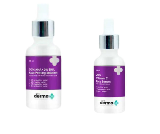 The Derma Co Exfoliate and Glow Combo - 50 ml