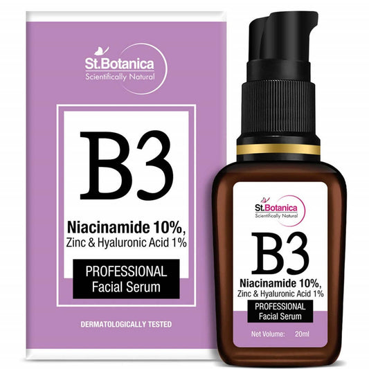 St.Botanica B3 Niacinamide, Zinc & Hyaluronic Acid Professional Facial Serum