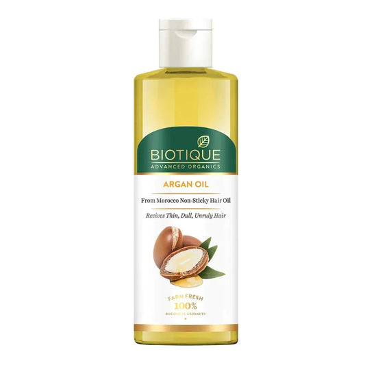 Biotique Advanced Organics Argan Oil From Morocco Non-sticky Hair Oil - 200 ml