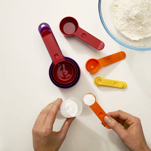 Nest Measures Multicolour Measuring Cups and Spoon