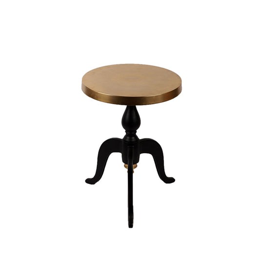 3 Leg Gold & Black Table