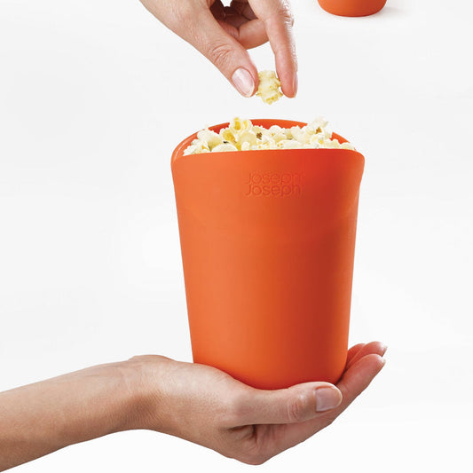 M-Cuisine Single Serve  Heat Resistant Silicone Popcorn Maker | Set of 2