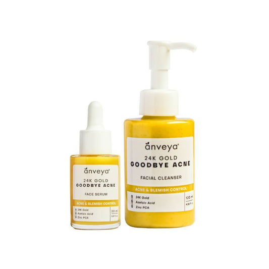 Anveya 24k Gold Goodbye Acne Kit