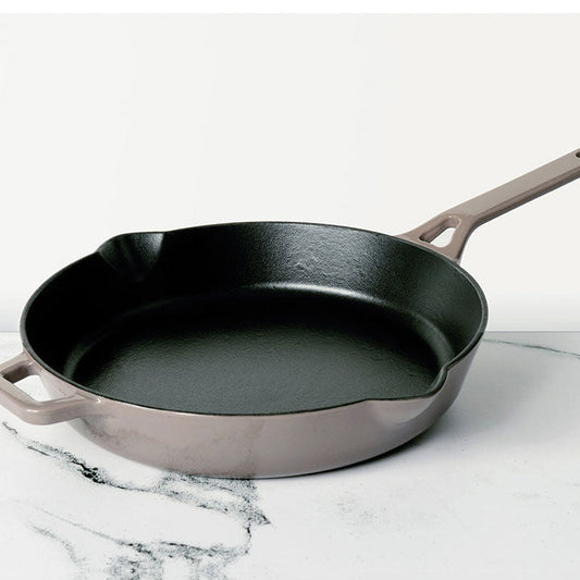 Meyer Grey Enamel Cast Iron Frypan |Safe For All Cooktops | 10 Inches