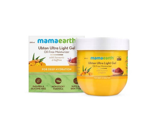 Mamaearth Ubtan Ultra Light Gel Oil Free Moisturizer - 200 ml