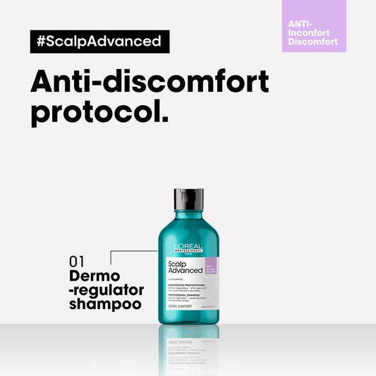 L’Oréal Professionnel Scalp Advanced Anti-Discomfort Dermo-Regulator Shampoo - 300 ML