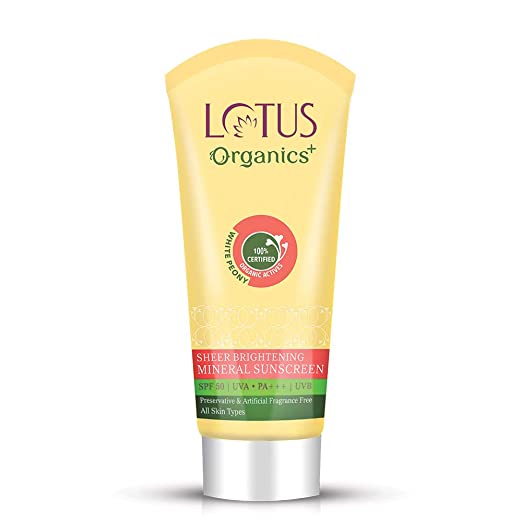 Lotus Organics+ Sheer Brightening Mineral Sunscreen
