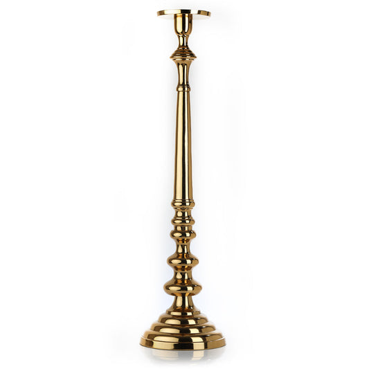 Olivia Gold Pillar Candle Holder