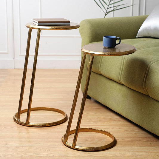 Slanted Nesting Tables | Set of 2 | Multiple Colors