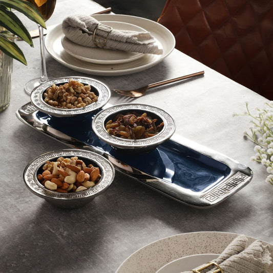 Versace Design Bowl Tray Set | Multiple Colors